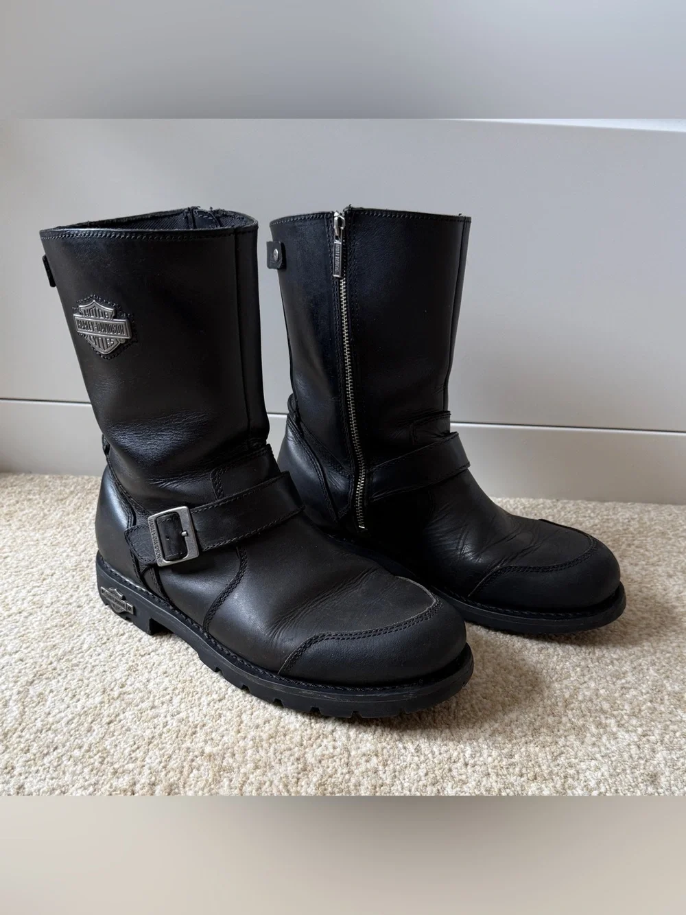Harley-Davidson® 🏍️ Wolverine Men's Radcliff 9.5-Inch Engineer Black Boots 10.5
